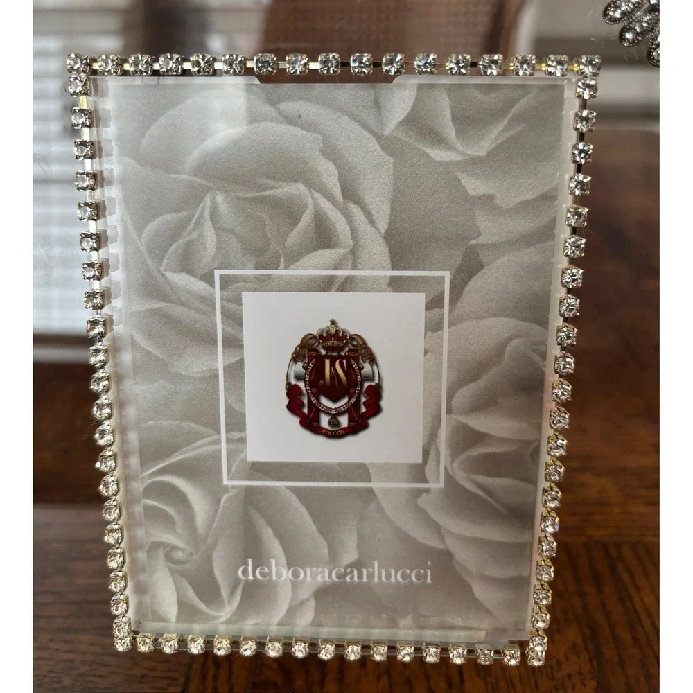 Swarovski Crystal Flower Glass PhotoFrame 4x6 Keepsake Gift Special Occasion NEW